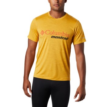 Columbia Trinity Trail Graphic, Camiseta Dorados Claro Para Hombre | 865927-IAU